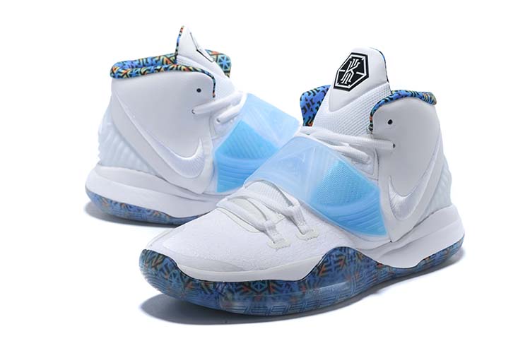 Nike Kyrie Irving 6 White Baby Blue For Women - Click Image to Close